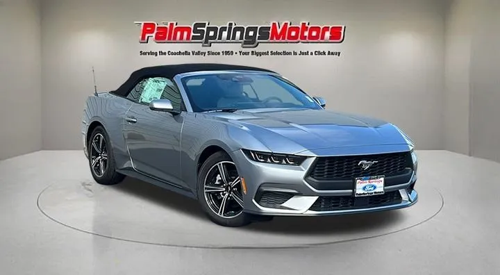 Silver 2025 Ford Mustang EcoBoost Premium for sale in Indio, CA