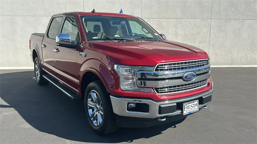 Red 2019 Ford F-150 Lariat for sale in Indio, CA