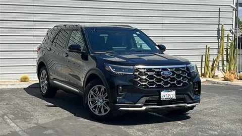 Black 2025 Ford Explorer Platinum for sale in Indio, CA