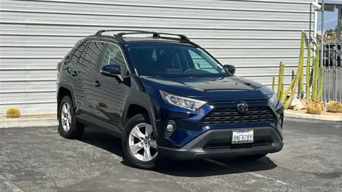 Blue 2019 Toyota RAV4 XLE for sale in Indio, CA