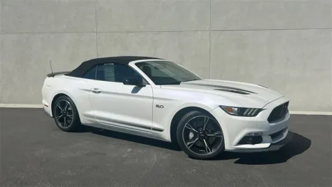 White 2017 Ford Mustang GT Premium for sale in Indio, CA