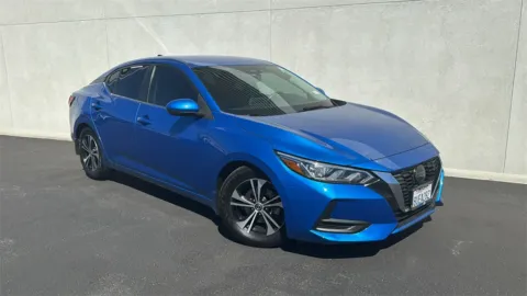 Blue 2020 Nissan Sentra SV for sale in Indio, CA