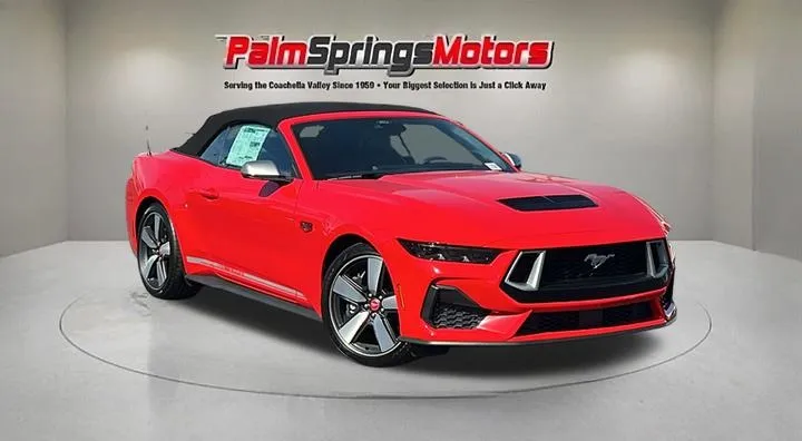 Red 2025 Ford Mustang GT Premium for sale in Indio, CA