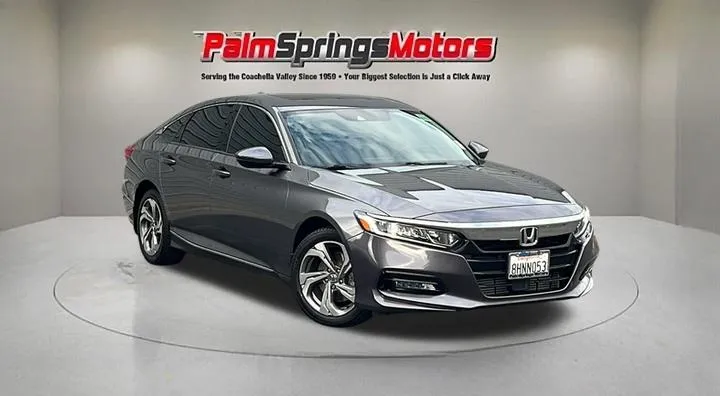 Gray 2018 Honda Accord EX-L 2.0T for sale in Indio, CA