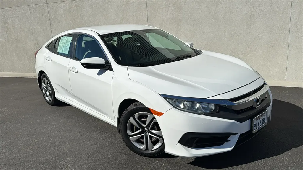 White 2017 Honda Civic LX for sale in Indio, CA