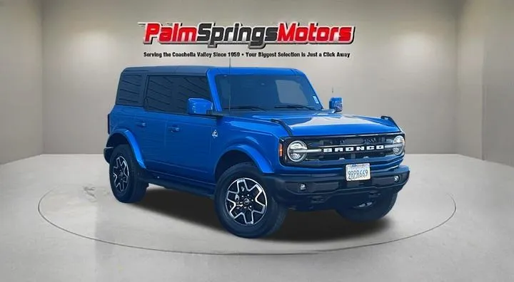Blue 2024 Ford Bronco Outer Banks for sale in Indio, CA