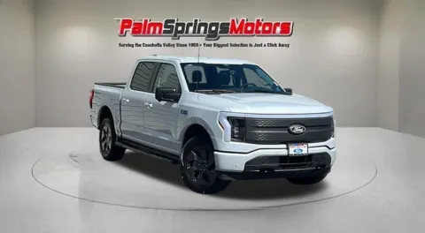 White 2025 Ford F-150 Lightning Flash for sale in Indio, CA