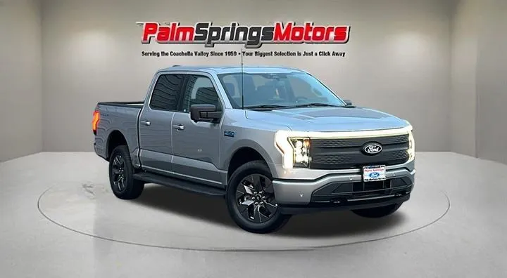 Silver 2025 Ford F-150 Lightning Flash for sale in Indio, CA