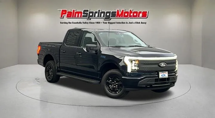 Blue 2025 Ford F-150 Lightning XLT for sale in Indio, CA