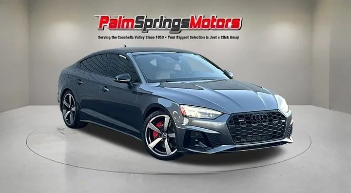 Gray 2022 Audi A5 Sportback Premium Plus for sale in Indio, CA