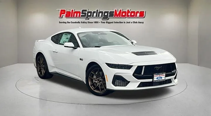 White 2025 Ford Mustang for sale in Indio, CA