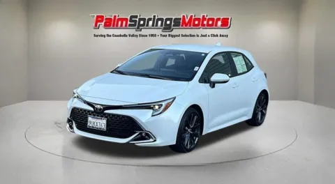 Photos of 2025 Toyota Corolla Hatchback XSE for sale in Indio, CA at Fiesta Ford, Inc.
