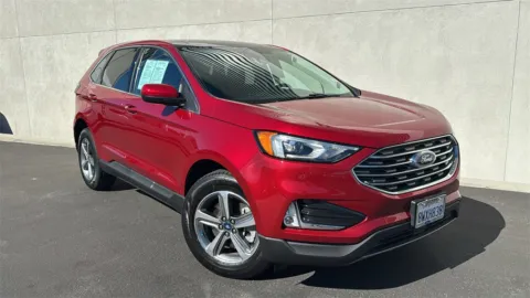 Red 2022 Ford Edge SEL for sale in Indio, CA