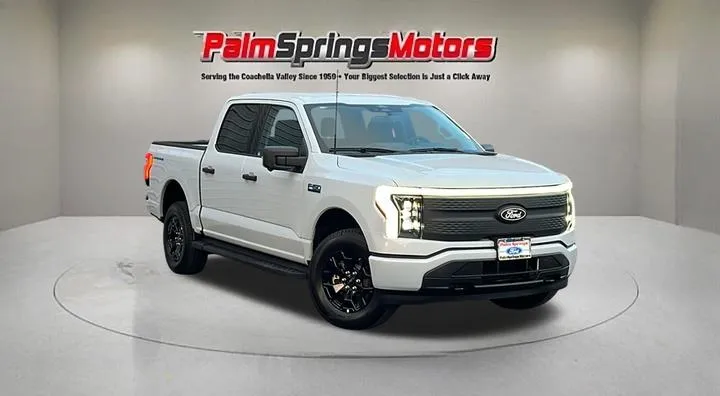 White 2025 Ford F-150 Lightning XLT for sale in Indio, CA