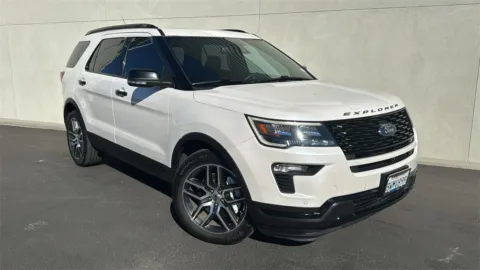 White 2018 Ford Explorer Sport for sale in Indio, CA