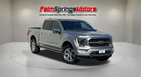 Silver 2022 Ford F-150 Platinum for sale in Indio, CA
