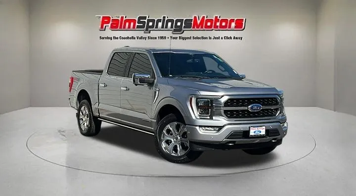 Silver 2022 Ford F-150 Platinum for sale in Indio, CA