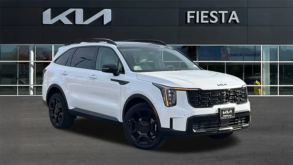 White 2026 Kia Sorento X-Line EX for sale in Indio, CA