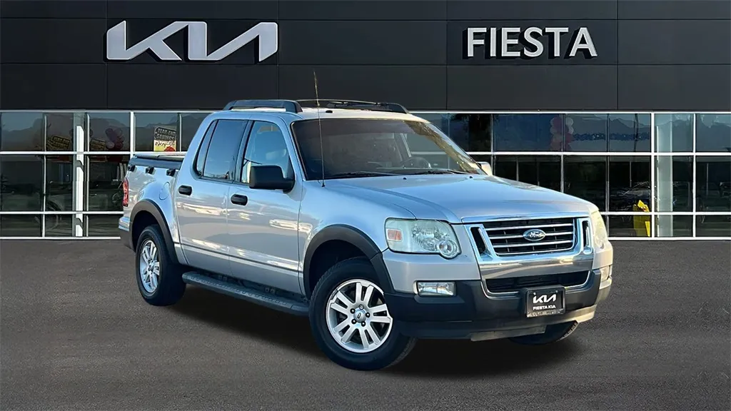 Silver 2010 Ford Explorer Sport Trac XLT for sale in Indio, CA