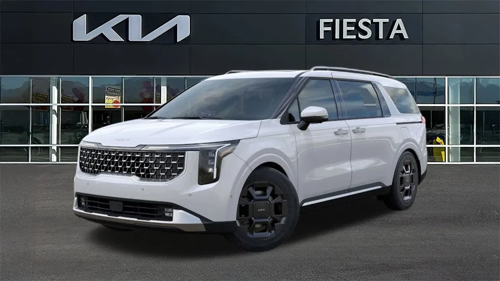 White 2026 Kia Carnival Hybrid SX for sale in Indio, CA