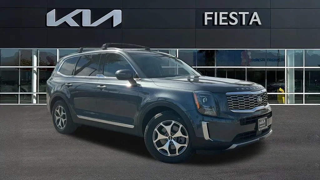 Gray 2021 Kia Telluride EX for sale in Indio, CA