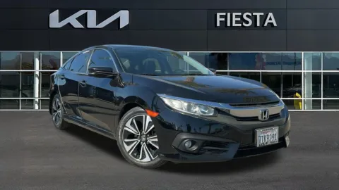 Black 2016 Honda Civic EX-L for sale in Indio, CA