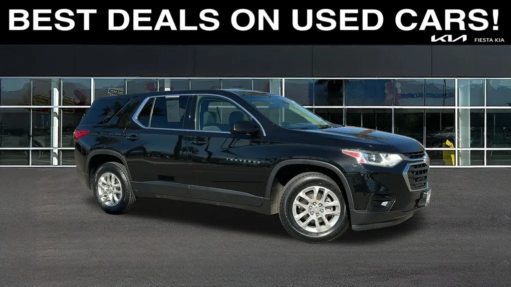 Black 2020 Chevrolet Traverse LS for sale in Indio, CA