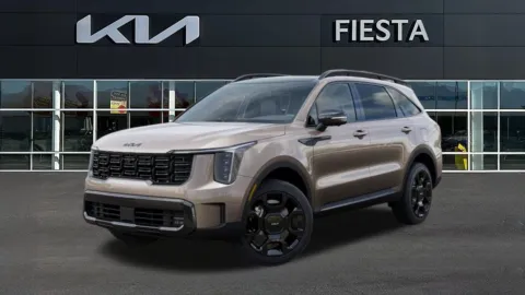 Beige 2026 Kia Sorento Hybrid X-Line SX Prestige for sale in Indio, CA