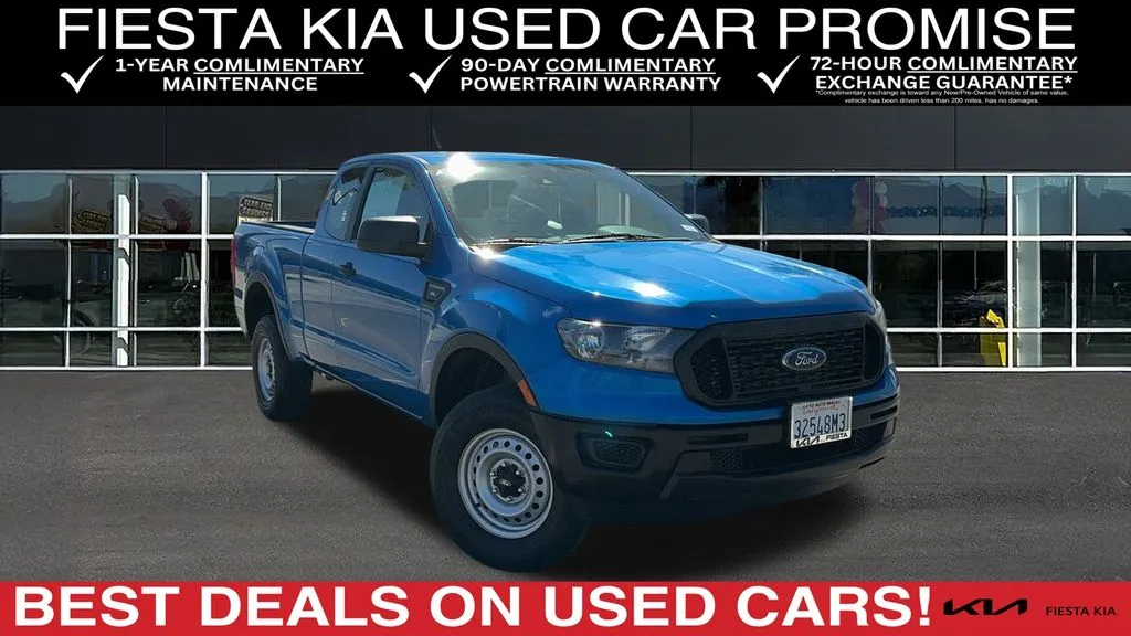 Blue 2022 Ford Ranger XL for sale in Indio, CA