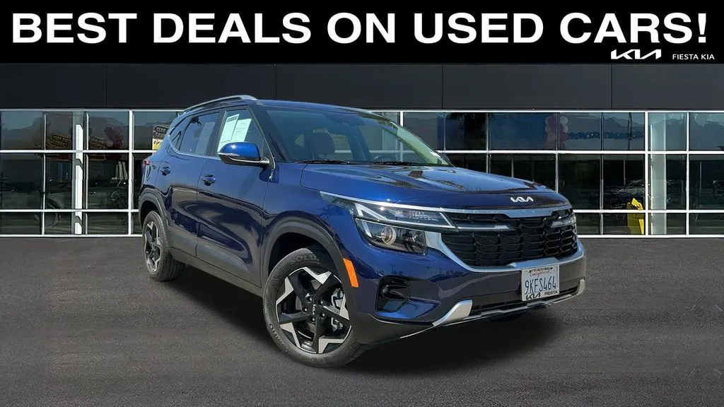 Blue 2024 Kia Seltos EX for sale in Indio, CA