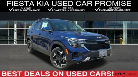 Blue 2024 Kia Seltos EX for sale in Indio, CA