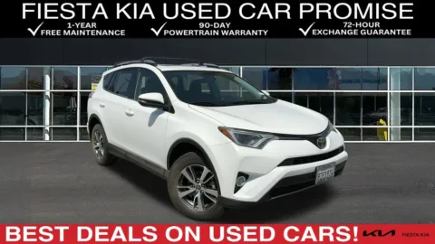White 2018 Toyota RAV4 XLE for sale in Indio, CA