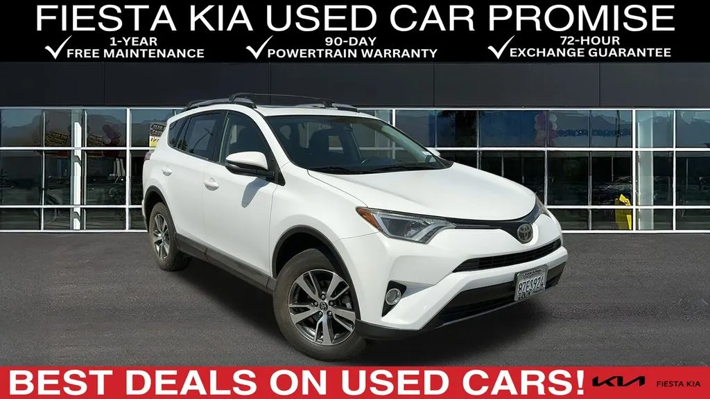 White 2018 Toyota RAV4 XLE for sale in Indio, CA