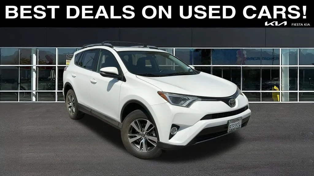 White 2018 Toyota RAV4 XLE for sale in Indio, CA