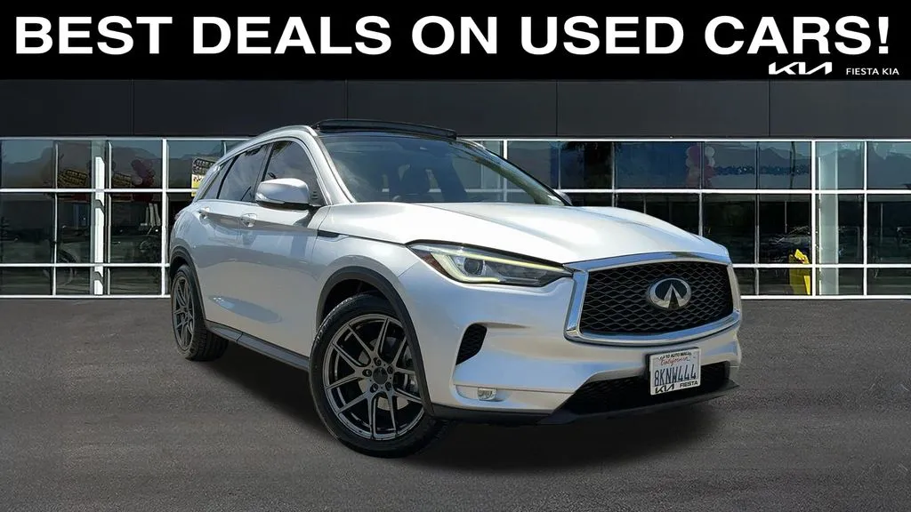 Silver 2019 INFINITI QX50 LUXE for sale in Indio, CA