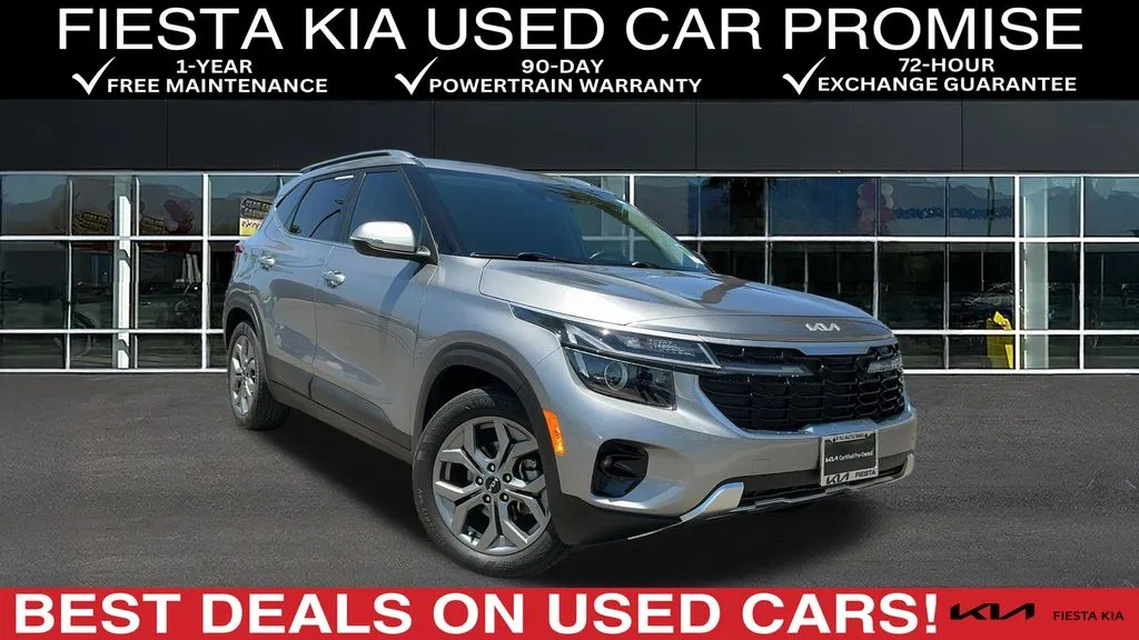 Gray 2024 Kia Seltos S for sale in Indio, CA