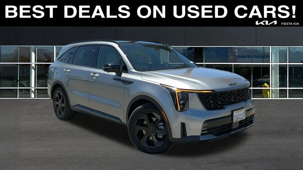 Gray 2026 Kia Sorento Hybrid X-Line SX Prestige for sale in Indio, CA