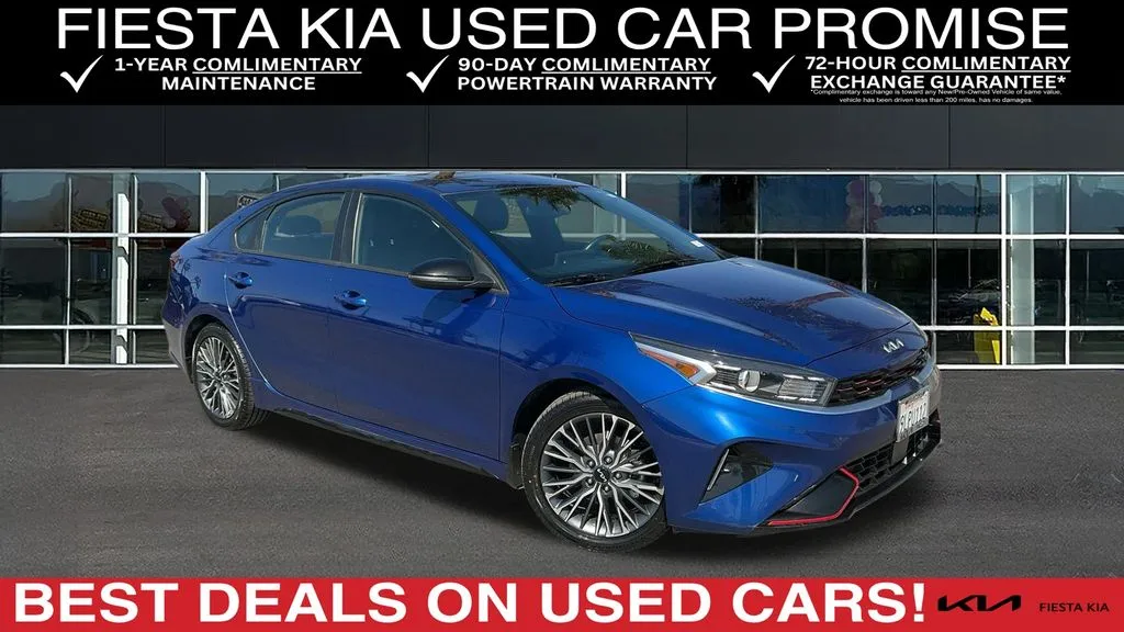 Blue 2024 Kia Forte GT-Line for sale in Indio, CA