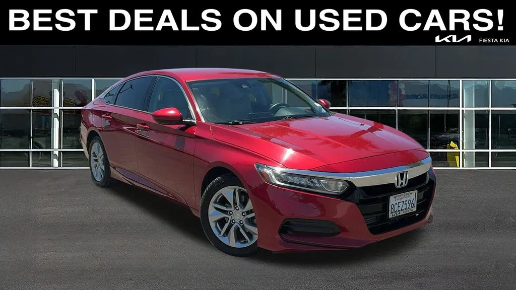 Red 2018 Honda Accord LX for sale in Indio, CA