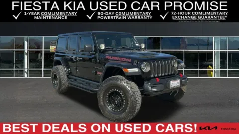 Black 2020 Jeep Wrangler Unlimited Rubicon for sale in Indio, CA