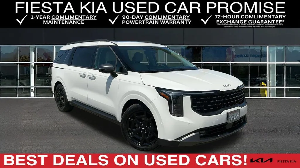 White 2025 Kia Carnival SX Prestige for sale in Indio, CA