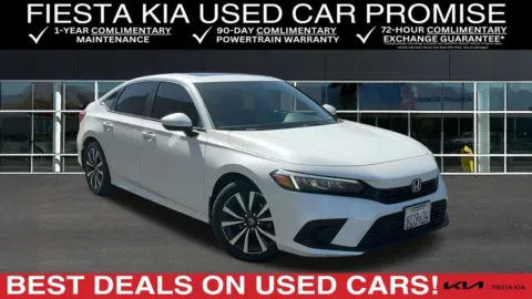 White 2022 Honda Civic EX for sale in Indio, CA