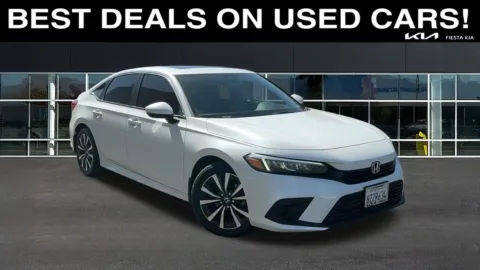 White 2022 Honda Civic EX for sale in Indio, CA
