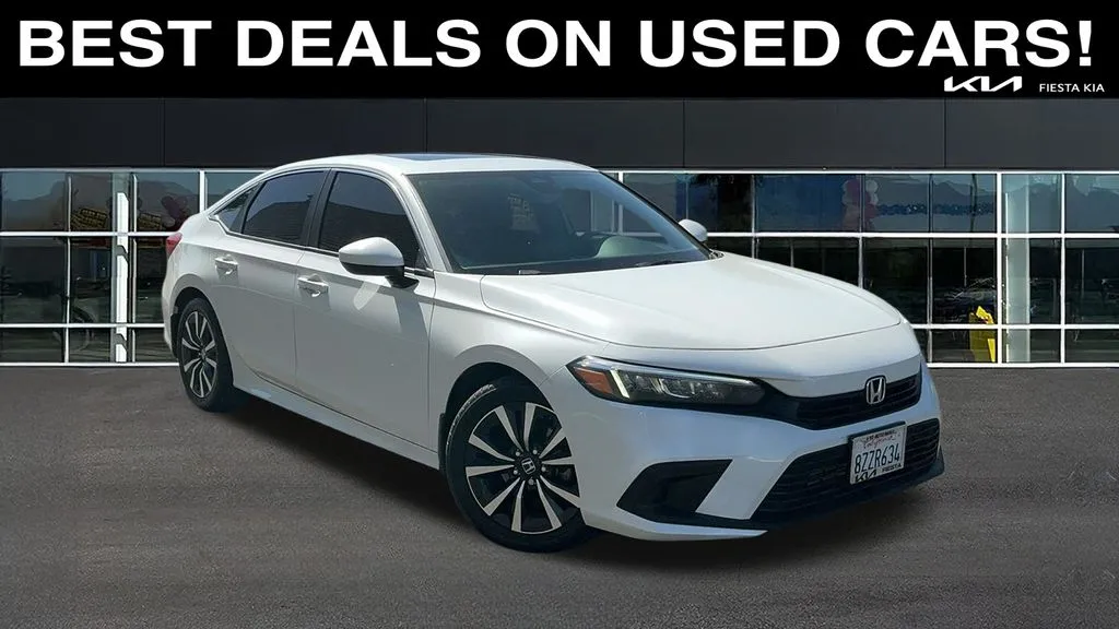 White 2022 Honda Civic EX for sale in Indio, CA