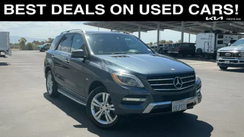 Gray 2012 Mercedes-Benz M-Class ML 350 for sale in Indio, CA