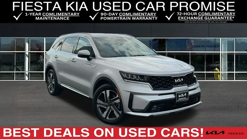 Silver 2023 Kia Sorento Hybrid EX for sale in Indio, CA