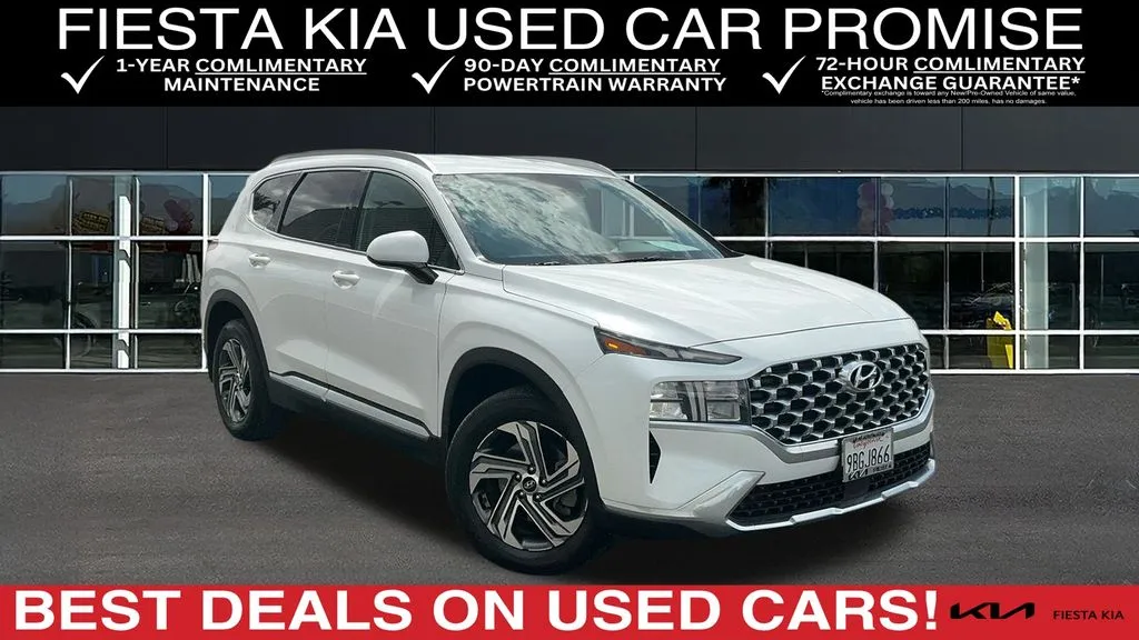 White 2022 Hyundai Santa Fe SEL for sale in Indio, CA