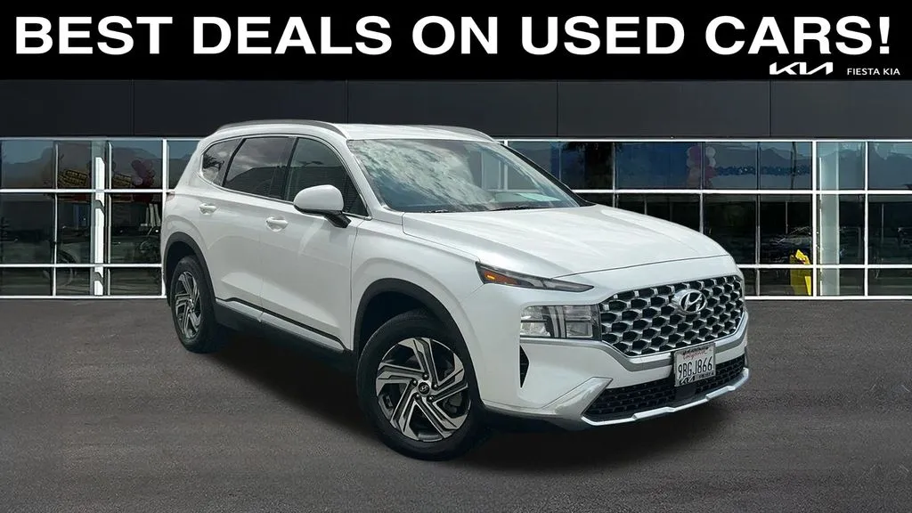 White 2022 Hyundai Santa Fe SEL for sale in Indio, CA