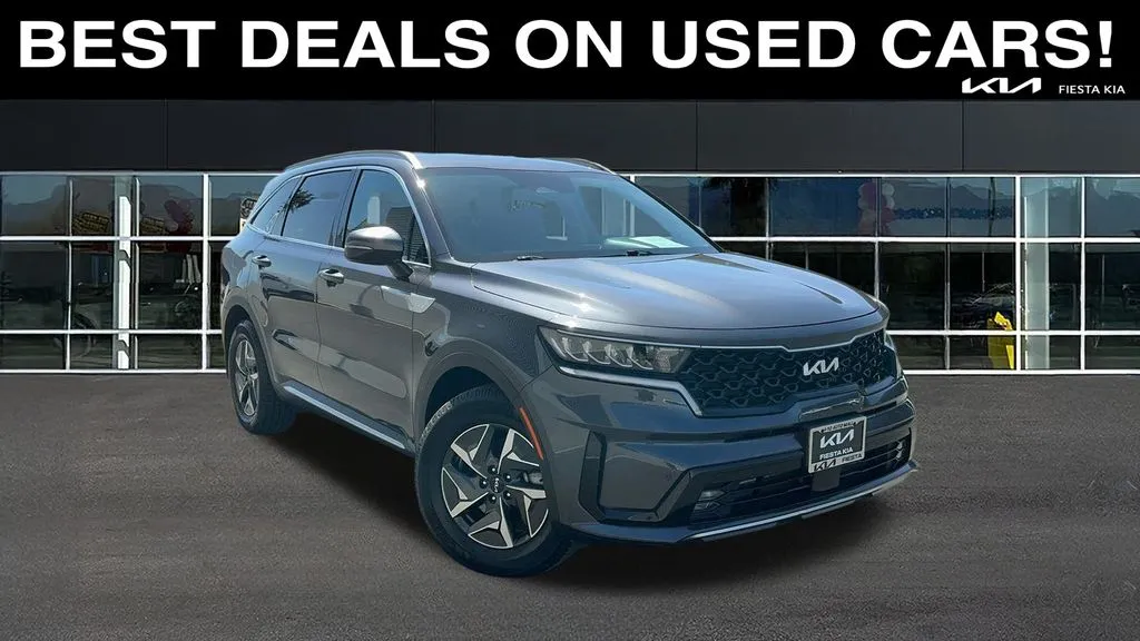 Gray 2023 Kia Sorento Hybrid EX for sale in Indio, CA