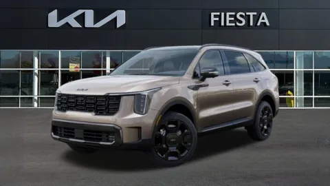 Beige 2026 Kia Sorento Hybrid X-Line SX Prestige for sale in Indio, CA